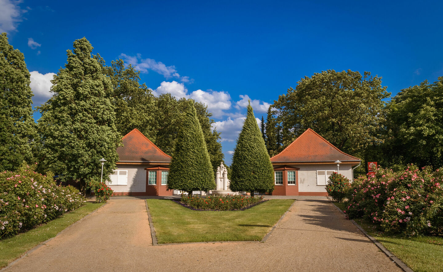 Historischer Eingang zum Rosengarten, Foto: Rico Hofmann 