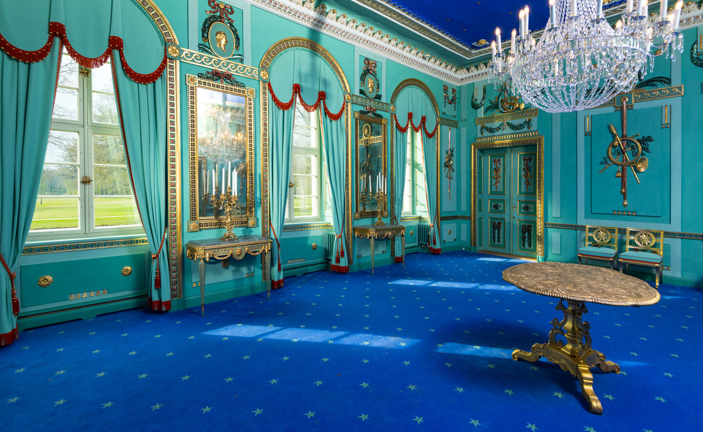 Gr&uuml;ner Saal im Schloss, &copy; Leo Seidel