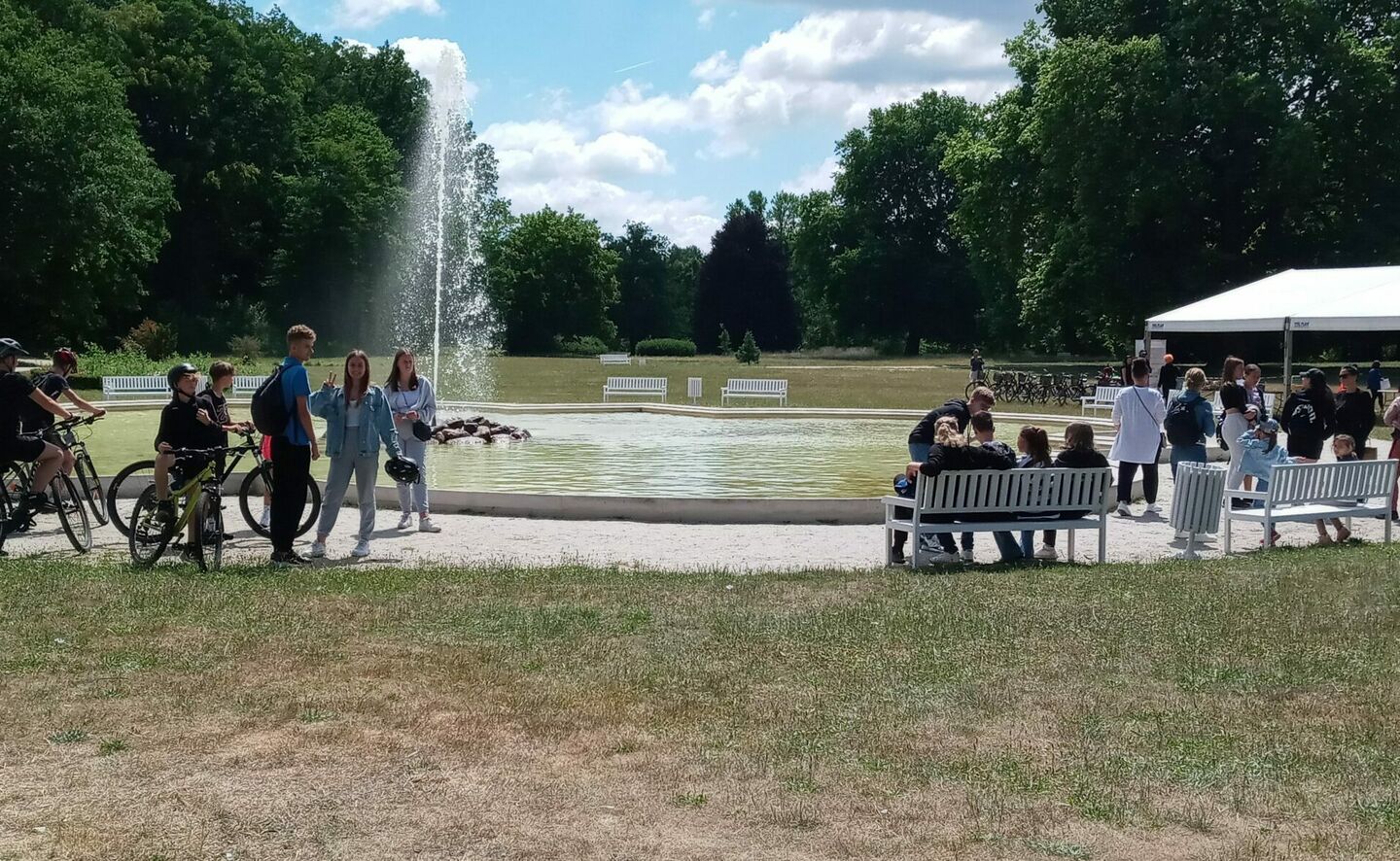 Park Rallye im Saganer Park, fot. Stadtverwaltung Żagań